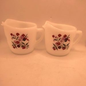 Fire King Vintage creamer cup set of 2